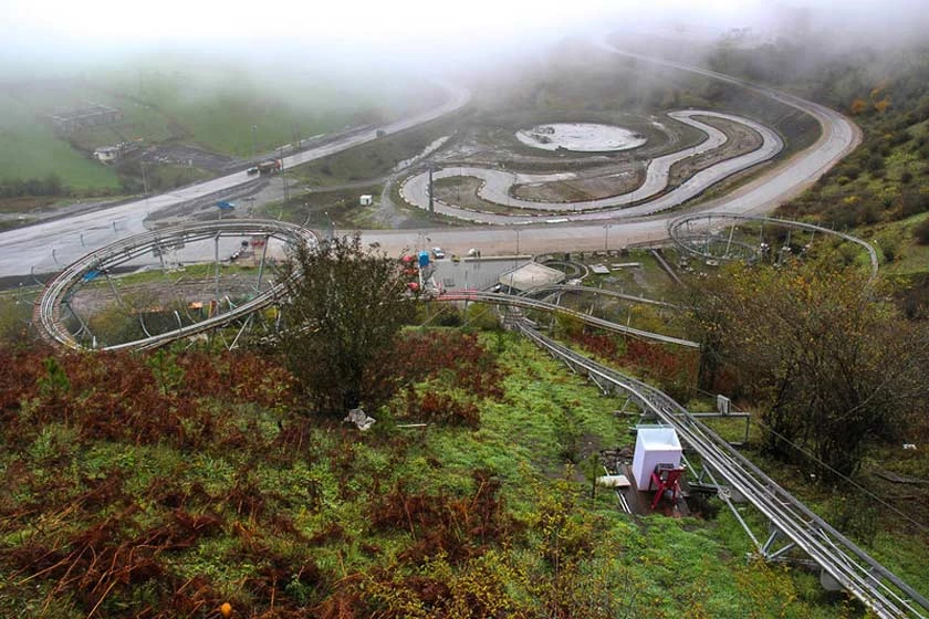 تله کابین  سورتمه حیران