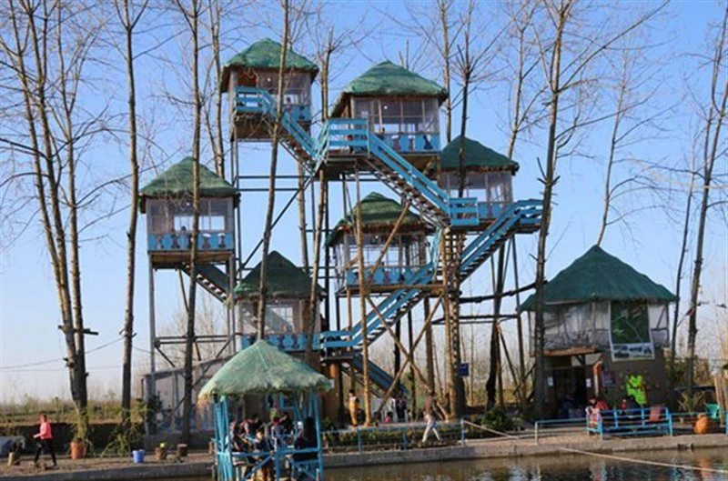 رستوران آلاچیق درختی دهنه سرشیجان خمام