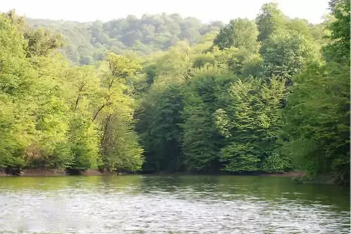  دریاچه گل پل قائمشهر