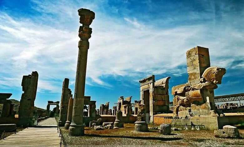 Antike Anlage von Pasargadae von Kyros dem Großen